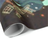 Kandinsky-Bewegung I - Abstraktes Kunstwerk Geschenkpapier (Rolleneckpunkt)