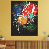 KANDINSKY - BEWEGUNG I (Bewegung I) - 1935 - Leinwanddruck (Insitu (Wohnzimmer))