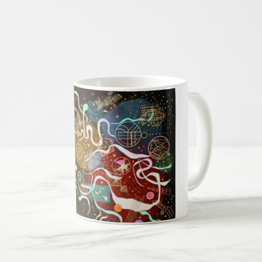 Kandinsky-Bewegung I Kaffeetasse (VorderseiteRechts)