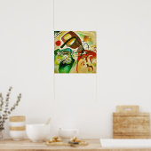 Kandinsky - Bild mit schwarzem Bogen, Poster (Küche)