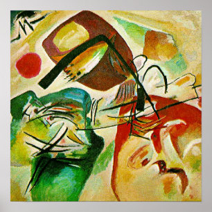 Kandinsky - Bild mit schwarzem Bogen, Poster