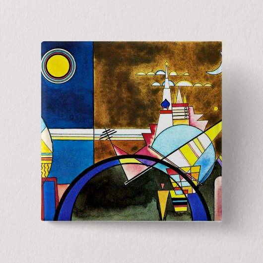 Kandinsky - Bild XXI, Großes Tor Kiew Button (Vorderseite)