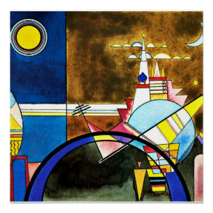 Kandinsky - Bild XXI, Großes Tor Kiew Poster