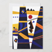 Kandinsky - Bindende, bunte abstrakte Kunstwerke Karte (Vorderseite)