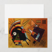 Kandinsky Black and Violet Postcard Postkarte (Vorne/Hinten)
