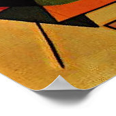 Kandinsky - Black and Violet, Poster (Ecke)