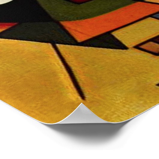 Kandinsky Black and Violet Poster (Ecke)