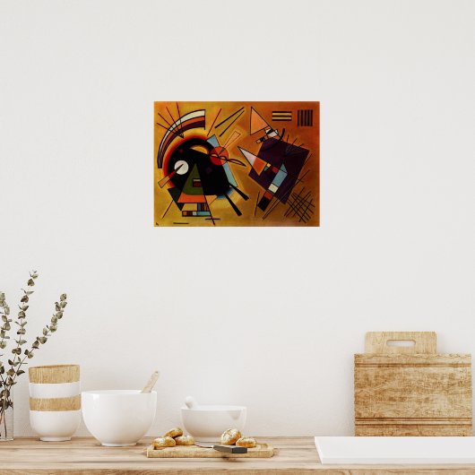 Kandinsky Black and Violet Poster (Küche)