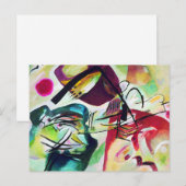 Kandinsky Black Arch Postcard Postkarte (Vorne/Hinten)