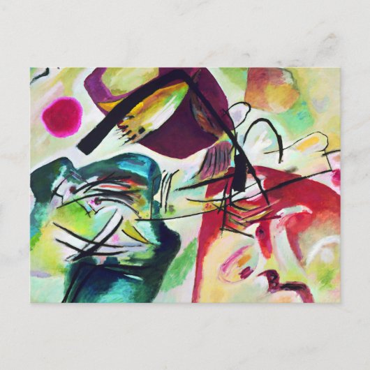 Kandinsky Black Arch Postcard Postkarte (Vorderseite)