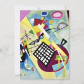 Kandinsky - Black Grid, beliebte abstrakte Kunst, Karte (Vorderseite)
