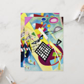 Kandinsky - Black Grid, beliebte abstrakte Kunst, Karte (Vorderseite/Rückseite Beispiel)