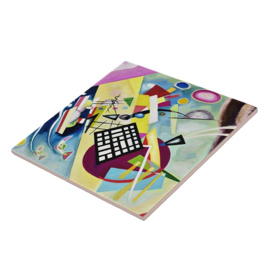 Kandinsky - Black Grid Fliese (Seite)