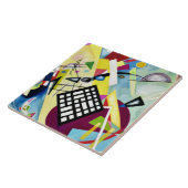 Kandinsky - Black Grid Fliese (Seite)