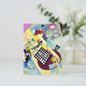 Kandinsky - Black Grid Postkarte (Stehend Vorderseite)