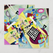 Kandinsky - Black Grid Postkarte (Vorne/Hinten)