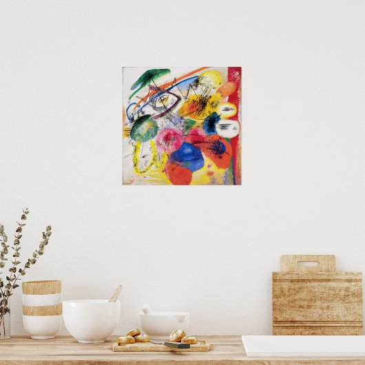 Kandinsky Black Lines Poster (Küche)