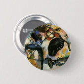 Kandinsky Black Spot Abstrakt Artwork Button (Vorne & Hinten)