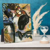 Kandinsky Black Spot Abstrakt Artwork Fotoplatte (Seite)