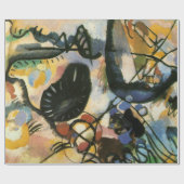 Kandinsky Black Spot Abstrakt Artwork Geschenkpapier (Flach)