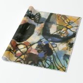 Kandinsky Black Spot Abstrakt Artwork Geschenkpapier (Ungerollt)