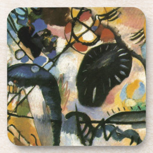Kandinsky Black Spot Abstrakt Artwork Getränkeuntersetzer