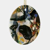 Kandinsky Black Spot Abstrakt Artwork Keramik Ornament (Rechts)