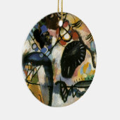 Kandinsky Black Spot Abstrakt Artwork Keramik Ornament (Rechts)