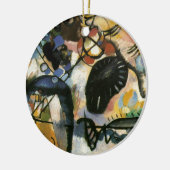 Kandinsky Black Spot Abstrakt Artwork Keramik Ornament (Links)