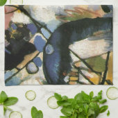 Kandinsky Black Spot Abstrakt Artwork Küchentuch (Gefaltet)