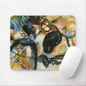 Kandinsky Black Spot Abstrakt Artwork Mousepad (Mit Mouse)