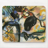 Kandinsky Black Spot Abstrakt Artwork Mousepad (Vorne)