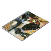 Kandinsky Black Spot Abstrakt Artwork Notizblock (Linke Seite)