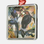 Kandinsky Black Spot Abstrakt Artwork Ornament Aus Metall (Links)