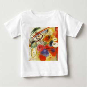 Kandinsky Black Strokes Abstrakte Malerei Baby T-shirt