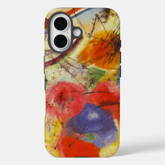 Kandinsky Black Strokes Abstrakte Malerei Case-Mate iPhone Hülle (Rückseite)