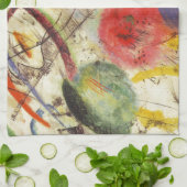 Kandinsky Black Strokes Abstrakte Malerei Geschirrtuch (Gefaltet)