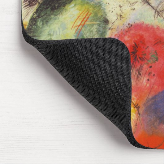 Kandinsky Black Strokes Abstrakte Malerei Mousepad (Ecke)