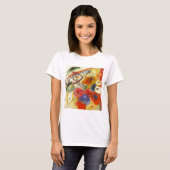 Kandinsky Black Strokes Abstrakte Malerei T-Shirt (Vorne ganz)