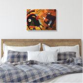 Kandinsky Black und Violet Leinwanddruck (Insitu (Schlafzimmer))