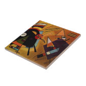 Kandinsky Black und Violet Tile Fliese (Seite)