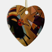Kandinsky Black Violet Keramik Ornament (Rechts)