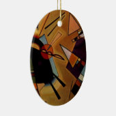Kandinsky Black Violet Keramikornament (Rechts)