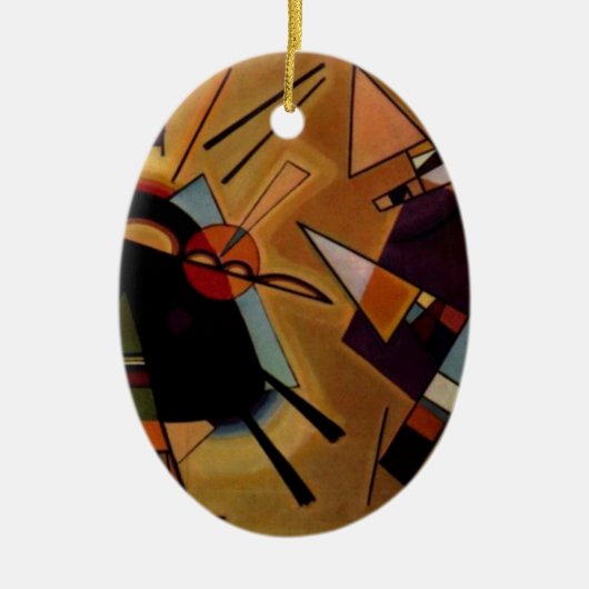 Kandinsky Black Violet Keramikornament (Vorne)