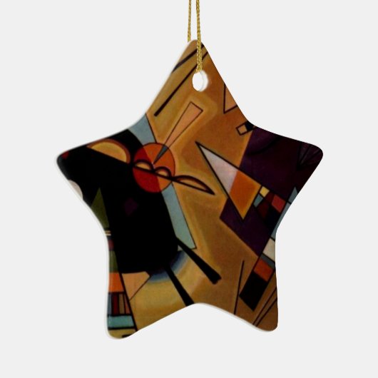 Kandinsky Black Violet Keramikornament (Rechts)