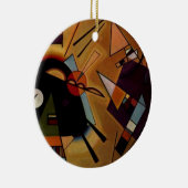 Kandinsky Black Violet Keramikornament (Rechts)