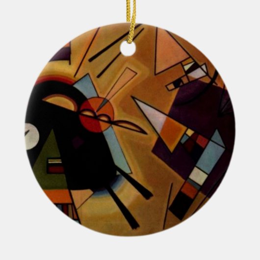 Kandinsky Black Violet Keramikornament (Vorne)