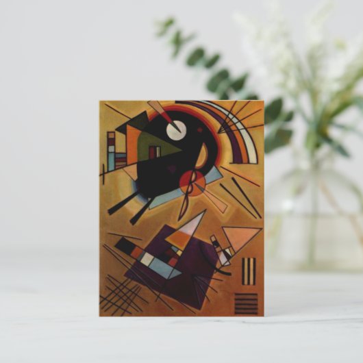 Kandinsky Black Violet Postkarte (Stehend Vorderseite)