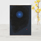 Kandinsky - Blaue, abstrakte Kunstkarte Karte (Gelbe Blume)