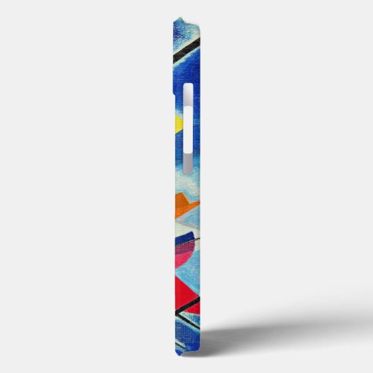 Kandinsky - Blaue Malerei, Case-Mate iPhone Hülle (Rückseite / Links)